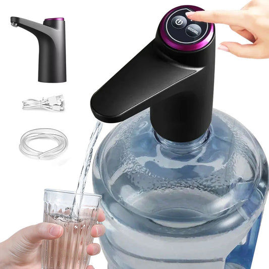 Dispensador de água portátil Bomba Elétrica para Galão 20L Automático Recarregável Prático para Casa/Escritório