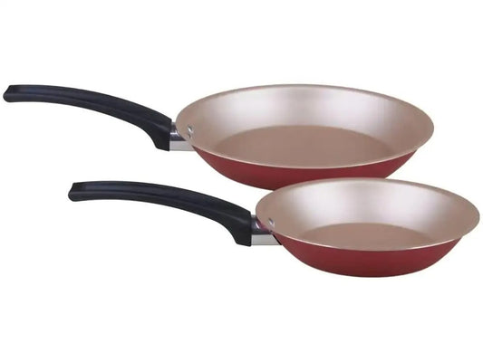 Conjunto de Frigideiras Antiaderente Panelux de Alumínio Magnific Cereja 2 Peças
