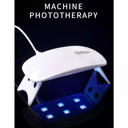 Mini Cabine Secador de Unha Gel Acrílica Esmalte Led UV Portátil Dobravel Usb Bivolt Sun Mini