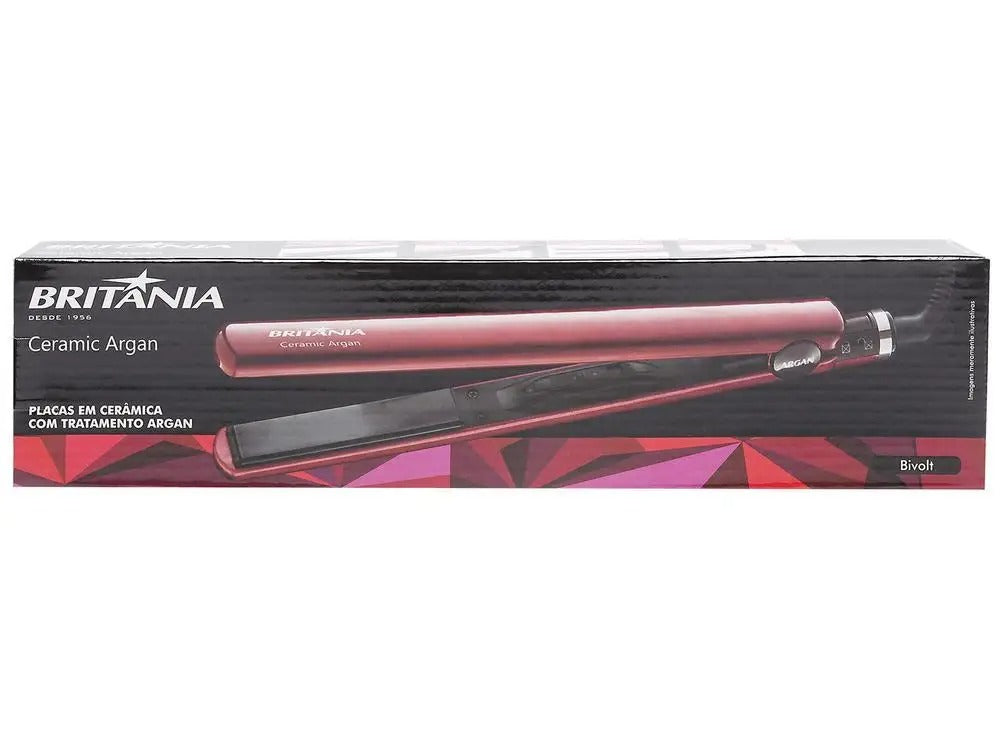 Chapinha/Prancha de Cabelo Cerâmica 220ºC - Bivolt