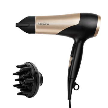 Secador De Cabelo 110/220v 1800w Preto/ Dourado